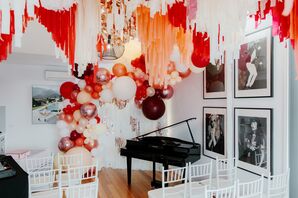 Balloon Display at at Wedding Ceremony in Australia