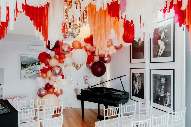 Balloon Display at at Wedding Ceremony in Australia