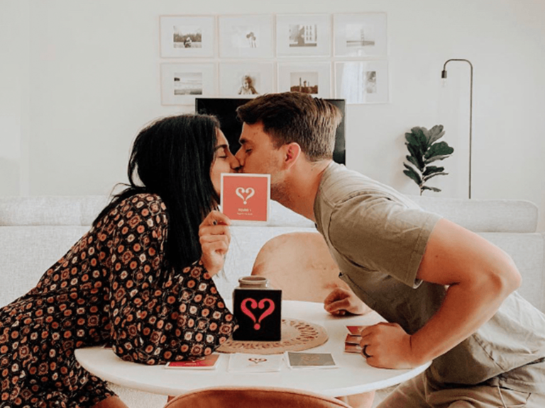 50 questions card game for couples. 