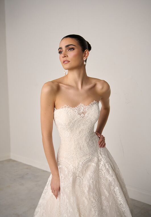 Justin Alexander Signature Tessera A-Line Wedding Dress - 7