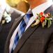 Orange Tulip Boutonniere