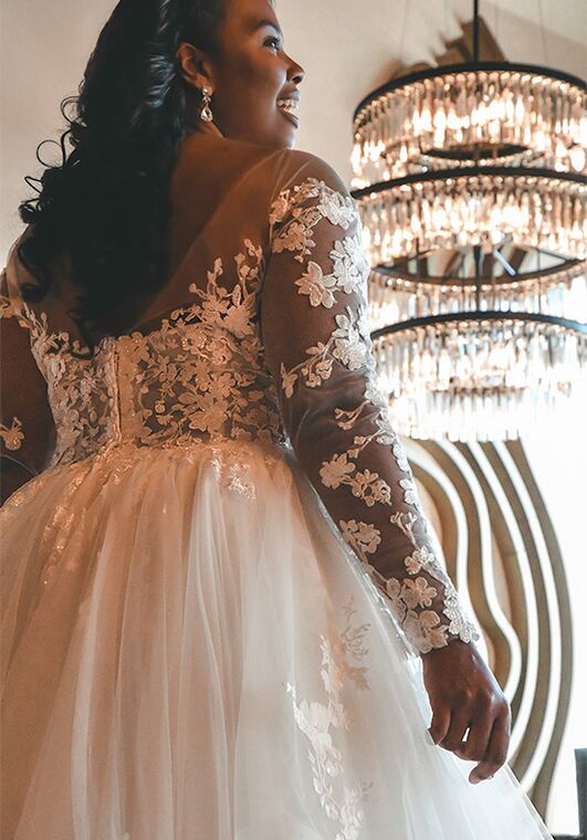 Essense of Australia D3274 A-Line Wedding Dress - 5