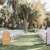 This Tropical Wedding at the Santa Barbara Zoo in California Included Portraits With a Giraffe