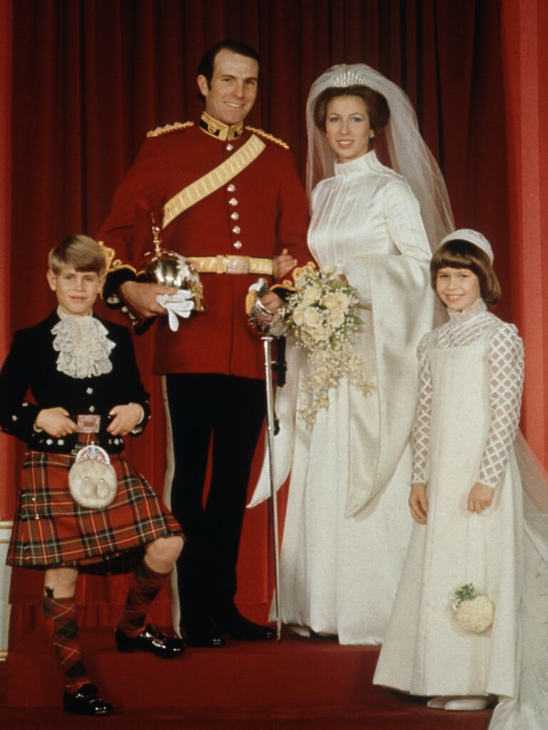 Princess Anne's royal wedding gown