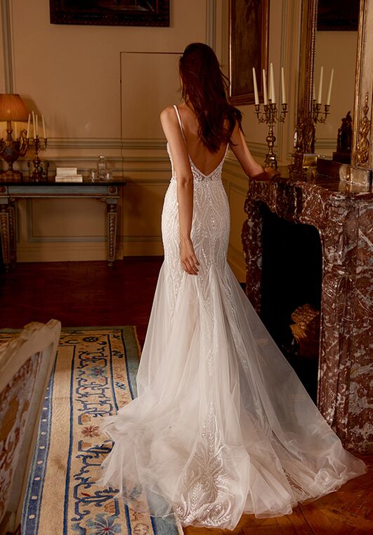 Justin Alexander Jovanna Fit-and-Flare Wedding Dress - 4