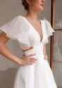 Olivia Bottega Minimalist Silk Organza Wedding Dress Juno A-Line Wedding Dress - thumbnail - 3