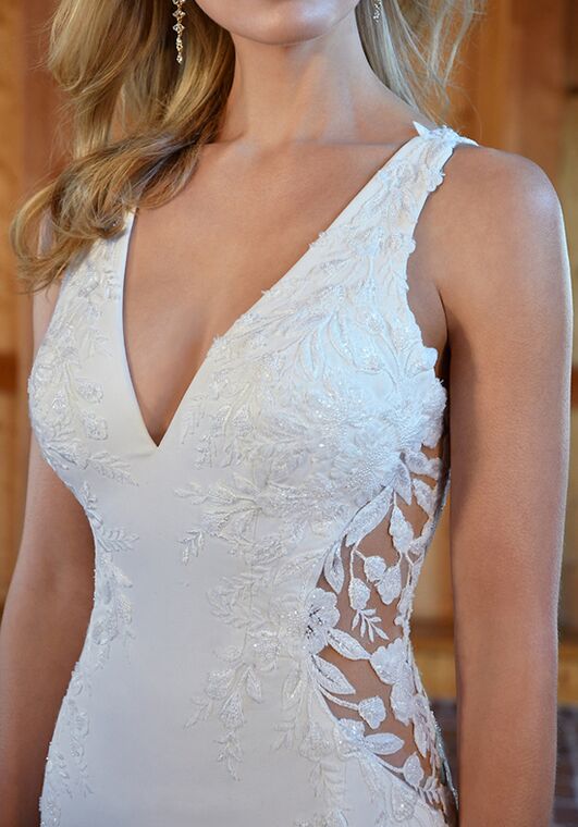 Essense of Australia D3544 Column Wedding Dress - 6