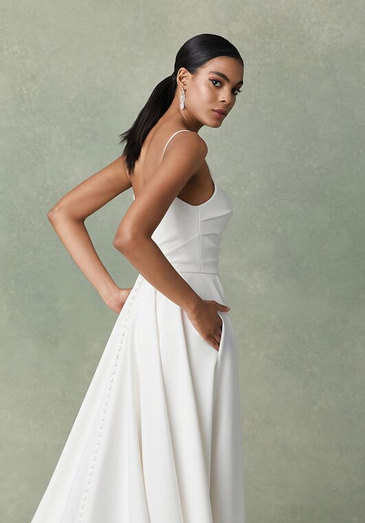 Justin Alexander Frankie A-Line Wedding Dress - 5