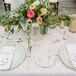 Blush Dining Table with Custom Menus