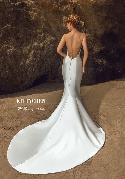 KITTY CHEN MCKENNA, H2144 Sheath Wedding Dress - 5
