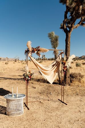 Ceremony Arch at Masaya Desert Ranch in Joshua Tree, California