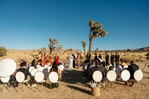 Wedding Ceremony at Masaya Desert Ranch in Joshua Tree, California