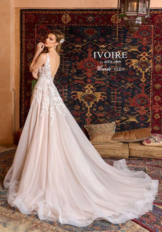 IVOIRE by KITTY CHEN WANDA, V2305 A-Line Wedding Dress - 4