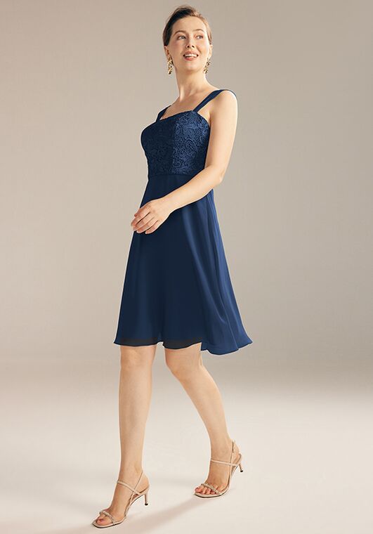 AW Bridal AW Sheila Dress Blue Mother Of The Bride Dress - 3