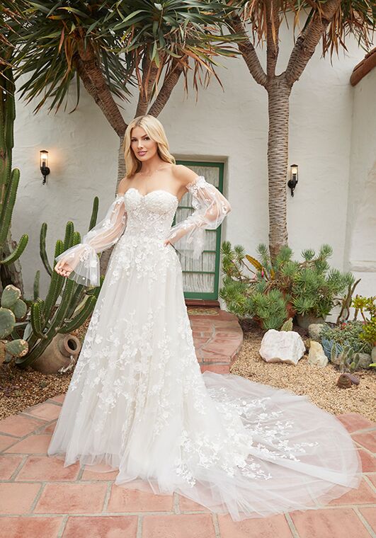 Beloved by Casablanca Bridal BL380 Sedona A-Line Wedding Dress - 6