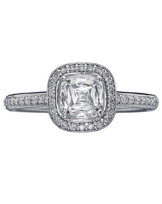 Christopher Designs Elegant Cushion Cut Engagement Ring - 1