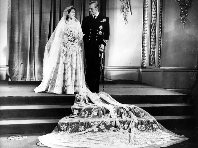 Queen Elizabeth II's royal wedding dress