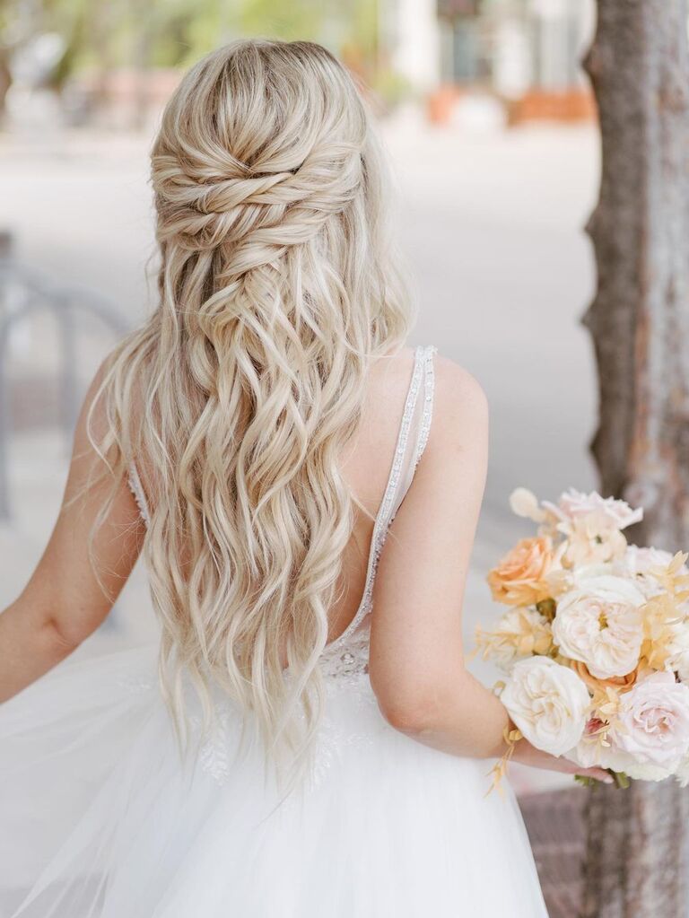 wedding hairstyles braids flowers