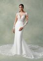 Justin Alexander Forrest Fit-and-Flare Wedding Dress - thumbnail - 4