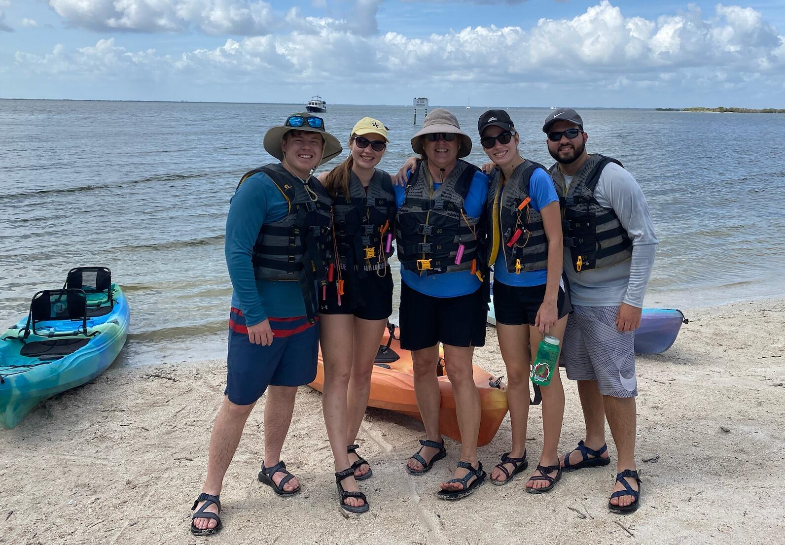 Celebrating Mama Abely's monumental National Parks Lifetime Pass birthday with a peaceful paddle amongst manatees.