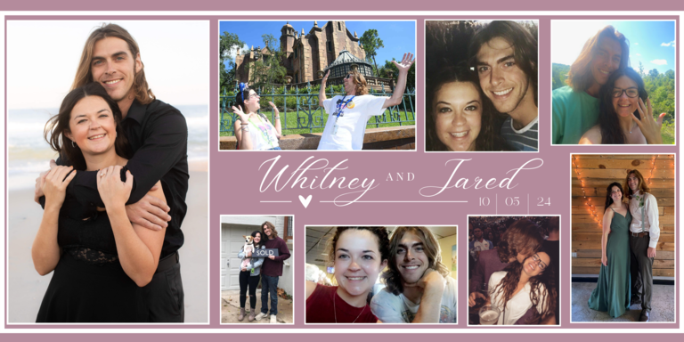 Whitney & Jared Home Page Banner