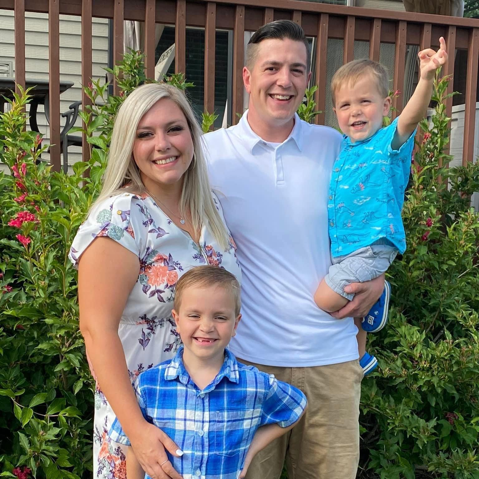 Kayshia, Dylan, Spencer, and Brody Theisen