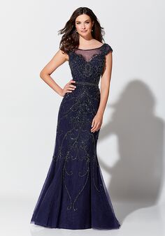 Ivonne D. 117D66 Blue Mother Of The Bride Dress