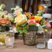 Rose-Filled Mercury Glass Centerpieces