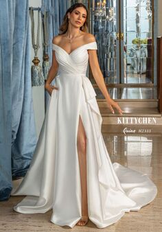 KITTYCHEN QUINN, H2333 A-Line Wedding Dress