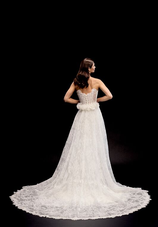 Justin Alexander Signature Zorya Fit-and-Flare Wedding Dress - 5