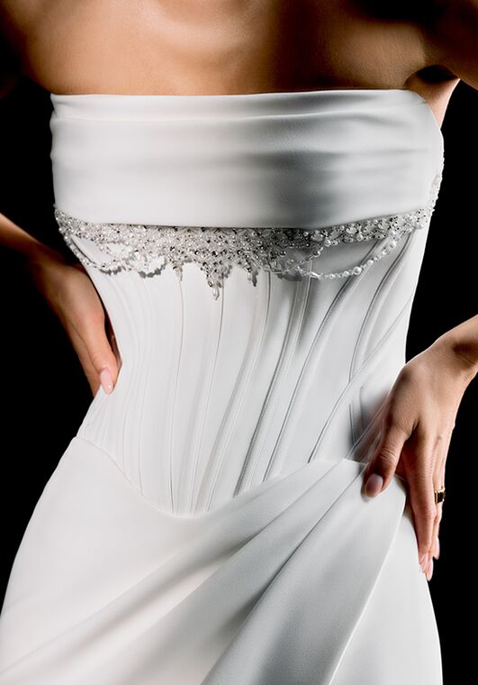 Justin Alexander Signature Layla Fit-and-Flare Wedding Dress - 5