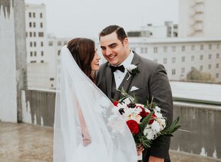 Brigitte and Sebastian returned to wed in the place they met: Wichita, Kansas. “The art museum appealed to me both because I’m an architect and becaus