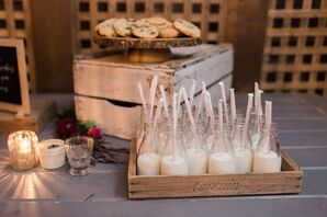 Milk and Cookie Dessert Table