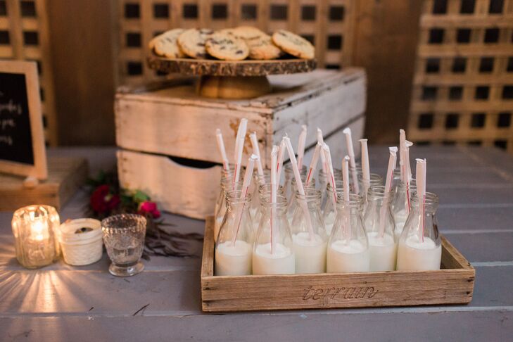 Milk and Cookie Dessert Table