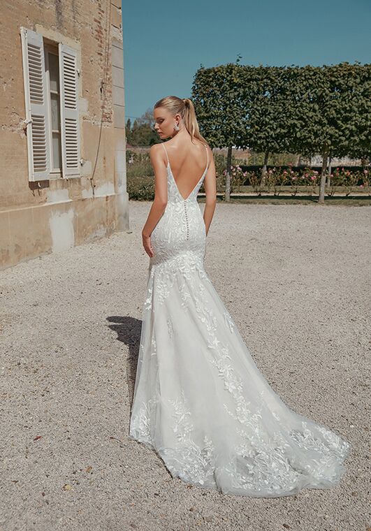 Sincerity Bridal 44470 Mermaid and Trumpet Wedding Dress - 4