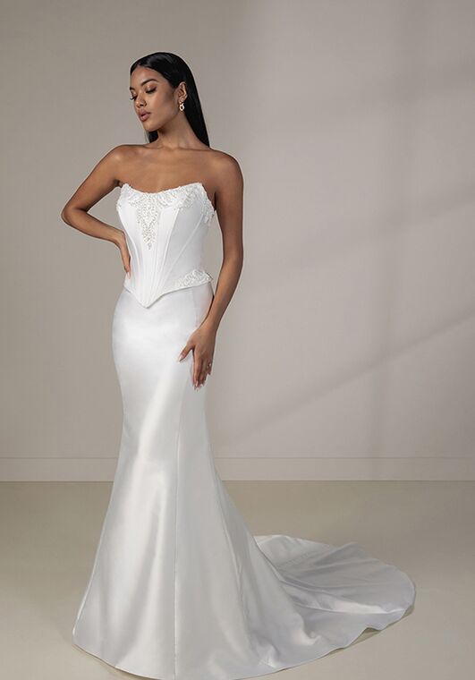 Martina Liana Luxe LE1422 Column Wedding Dress - 3