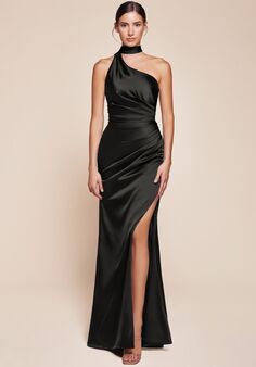 Ladivine 7454 One Shoulder Bridesmaid Dress