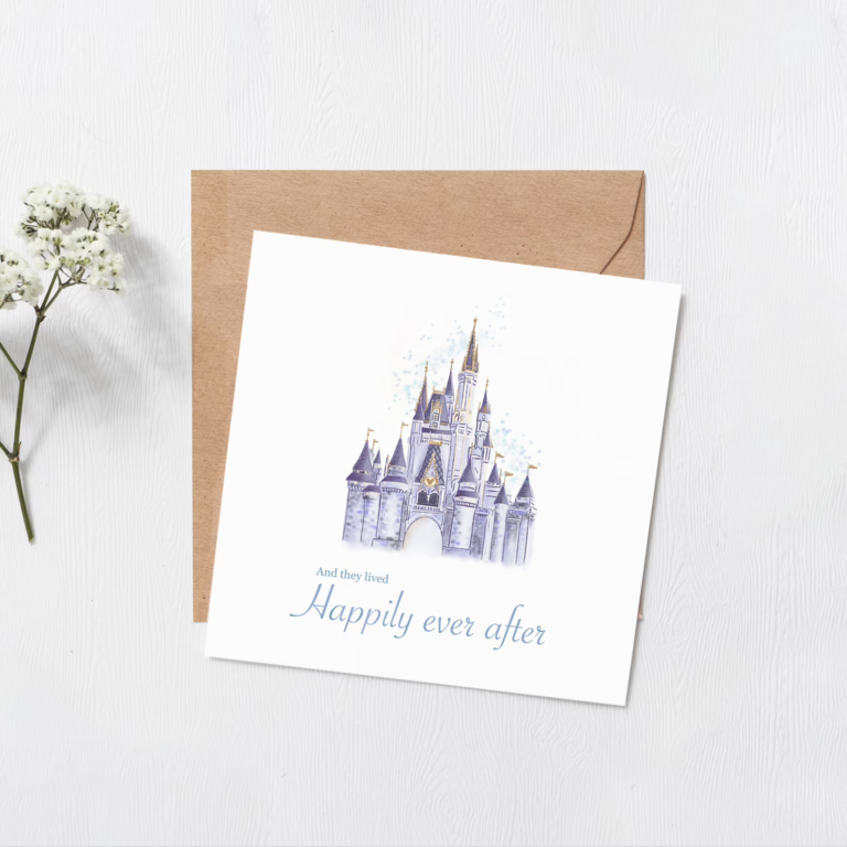 Disney Themed Wedding Cards
