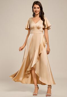Ever-Pretty ES02336 V-Neck and Plunge Bridesmaid Dress
