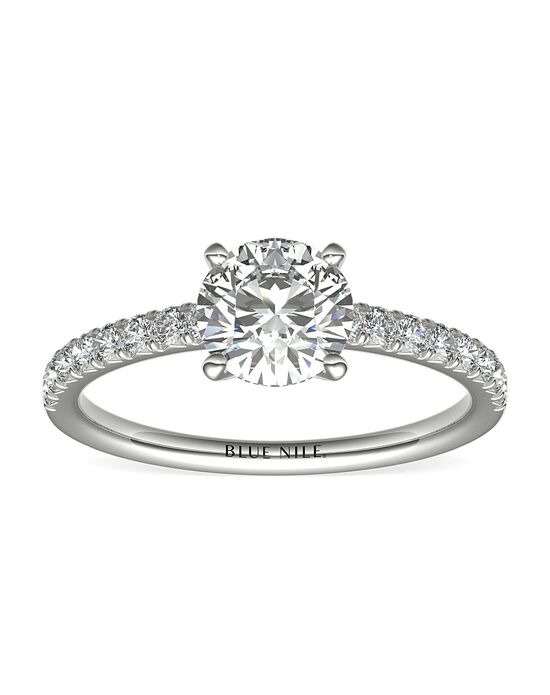 Blue Nile Round Cut Engagement Ring - 1