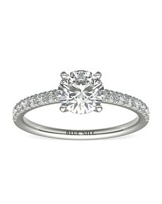 Blue Nile Round Cut Engagement Ring
