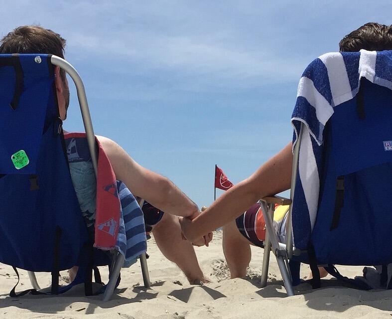 Our weekend trips to Cape May and down the shore became some of our favorite memories together. We spent those days by the water, enjoying the summer, and making memories we still talk about today.