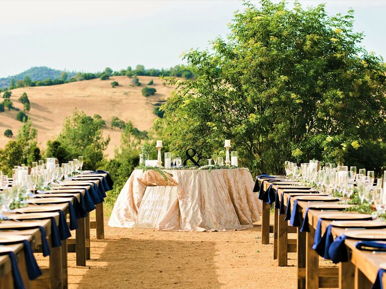 Yosemite wedding venue in Vallecito, California.