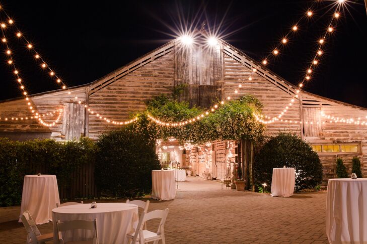 Rustic Reception at Fearrington Village in Pittsboro, North Carolina