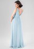 Kennedy Blue Paisley V-Neck Bridesmaid Dress - thumbnail - 2