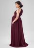 Kennedy Blue Lacey Halter Bridesmaid Dress - thumbnail - 2