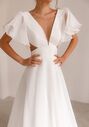 Olivia Bottega Minimalist Silk Organza Wedding Dress Juno A-Line Wedding Dress - thumbnail - 4