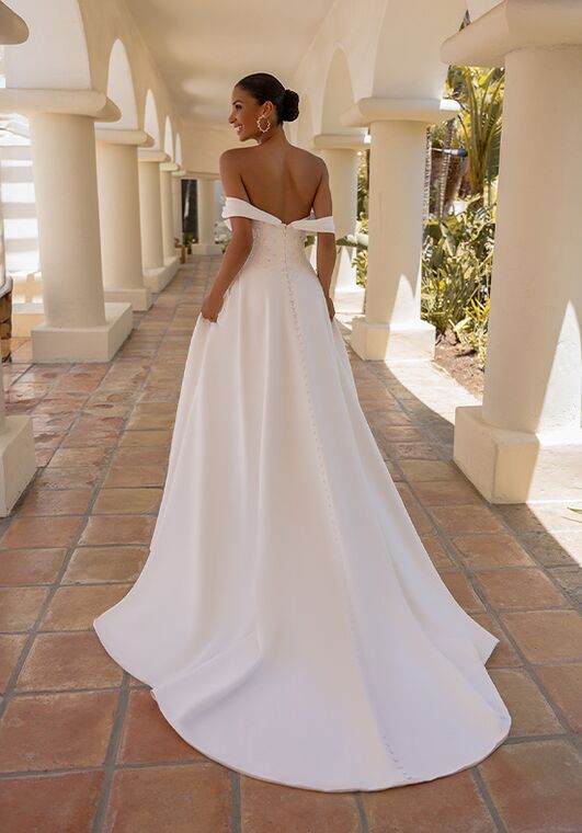 Moonlight Tango T211 A-Line Wedding Dress - 2