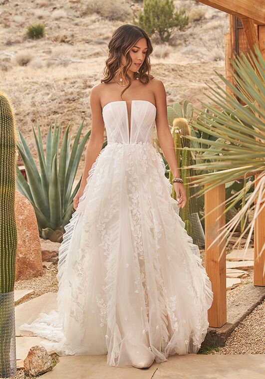 Lillian West 66261 A-Line Wedding Dress - 5