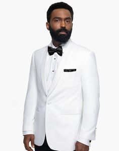 Generation Tux White Shawl Lapel Tuxedo White Tuxedo